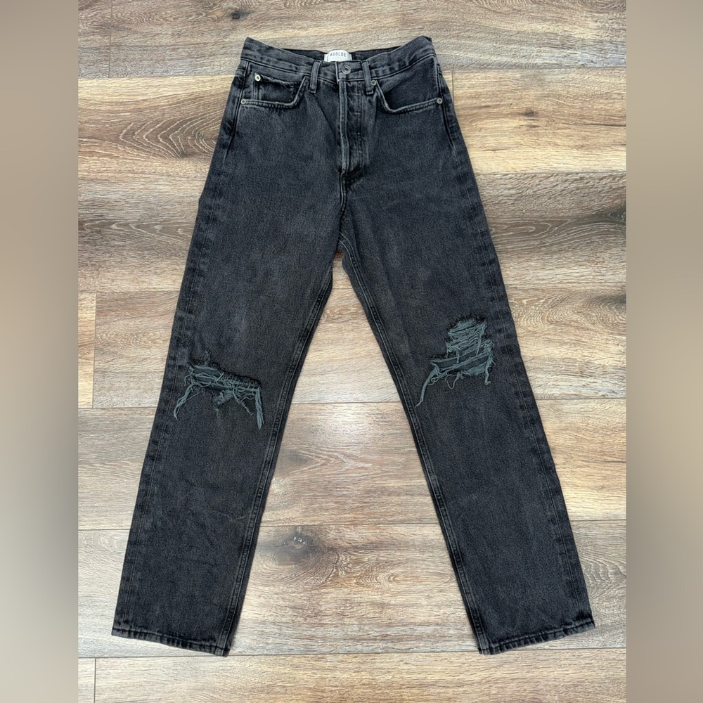 AGOLDE 90's Jean Mid Rise Loose Fit Jeans in Smokestack Size 24 🖤 LIKE NEW!